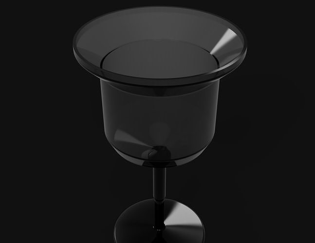 Glass Of  Wine 3D print model