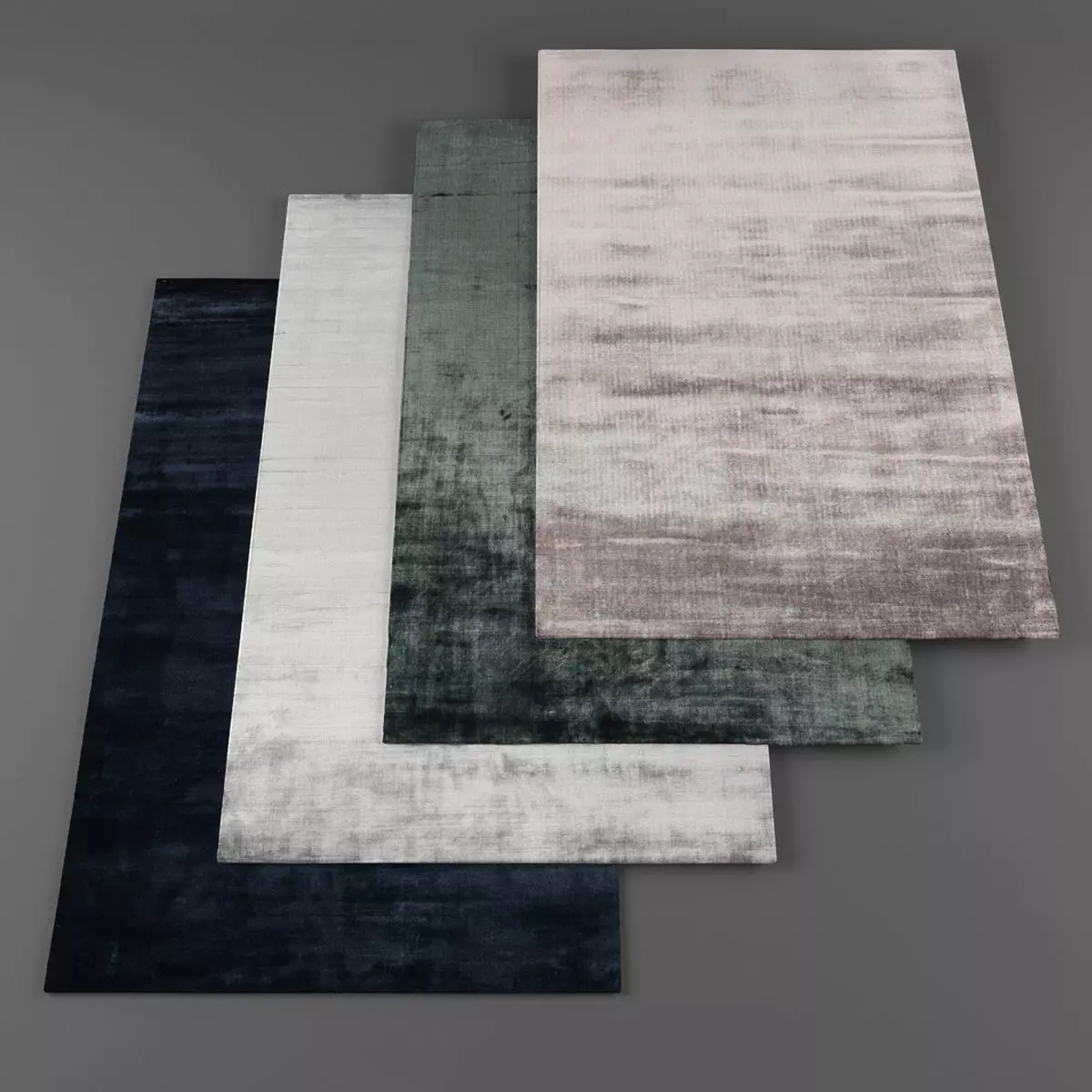 Rugs collection 255 Low-poly 3D model_0