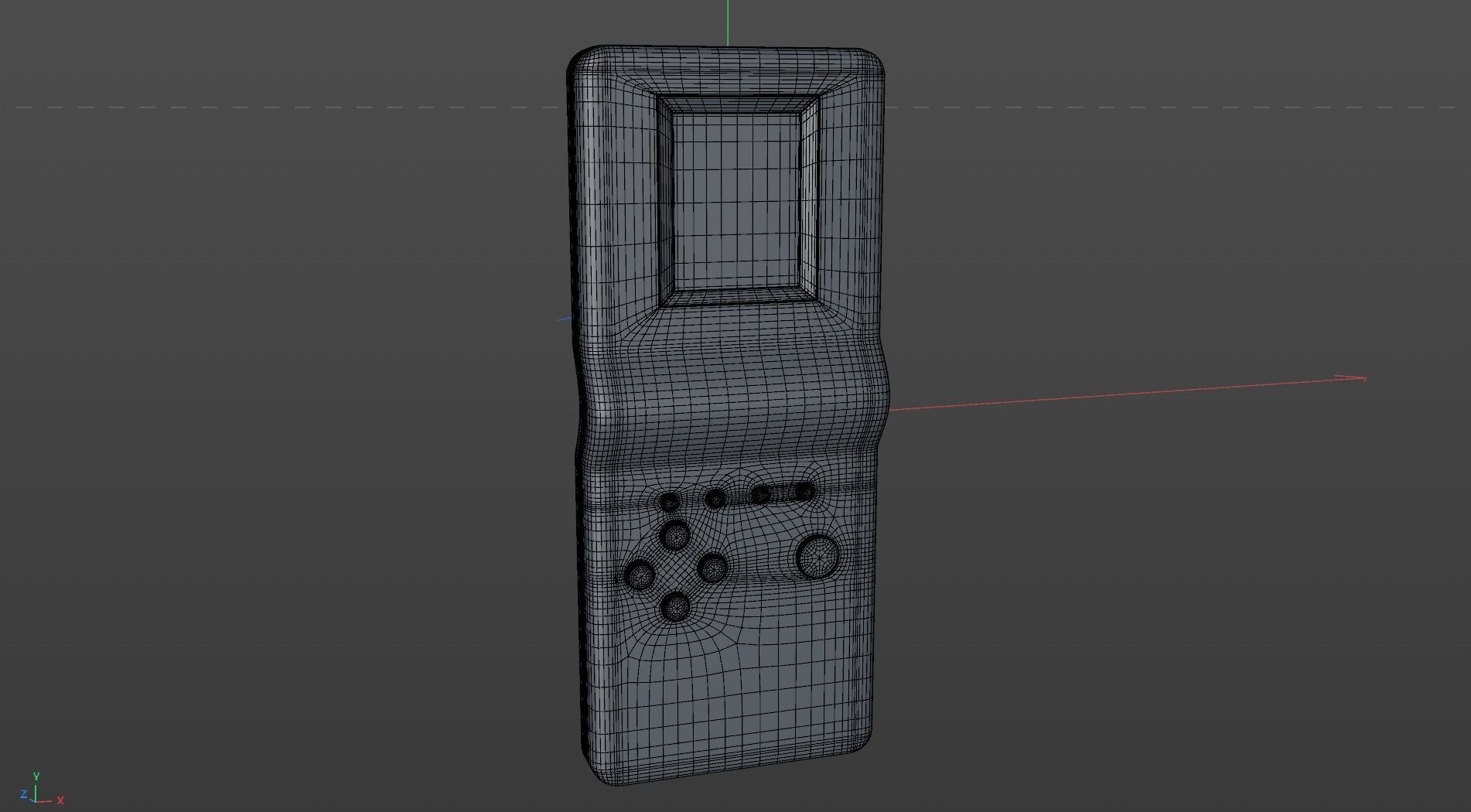 3D Tetris Handheld game machine 3D model_5