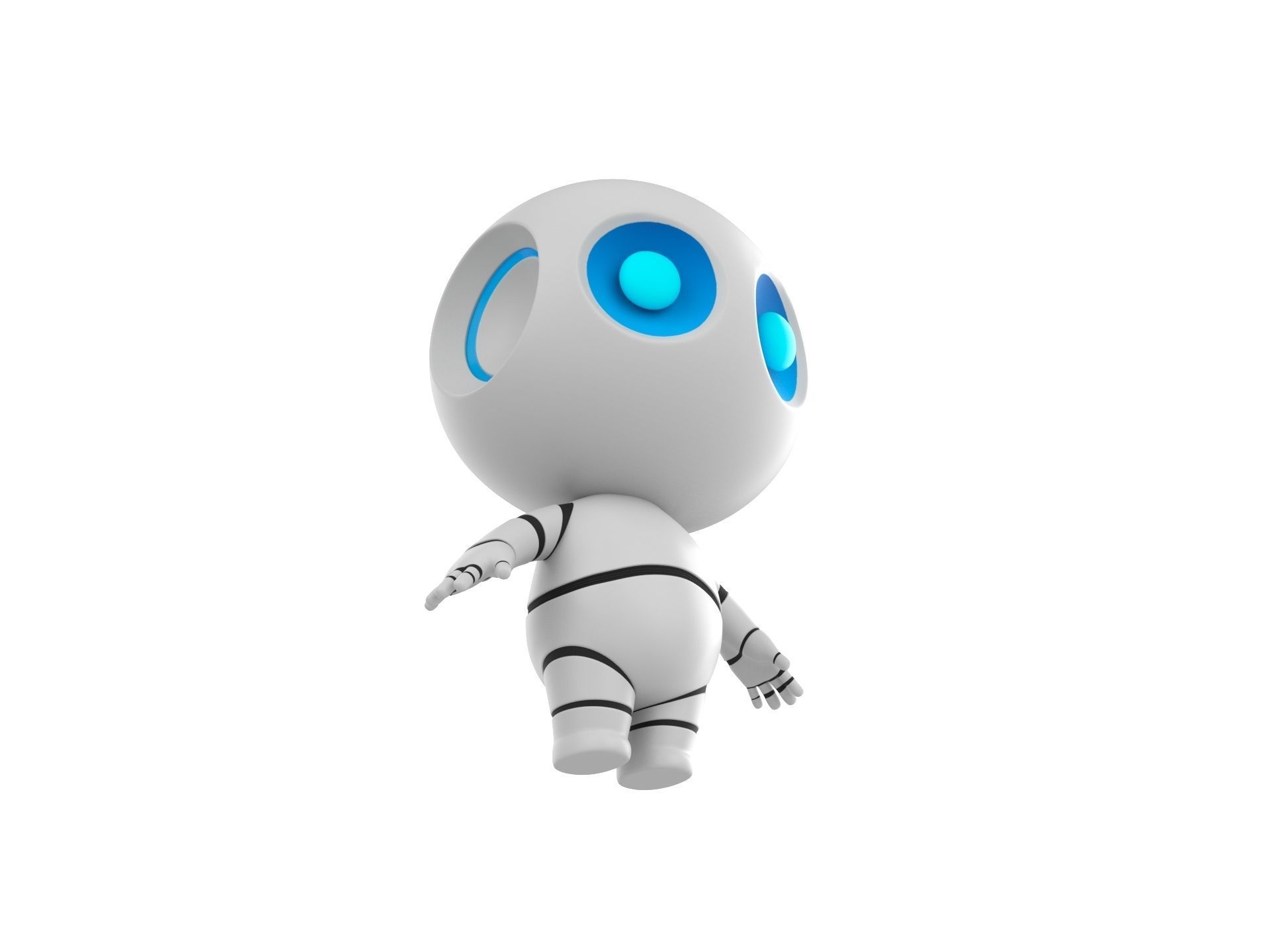 Character090 Robot 3D model_2