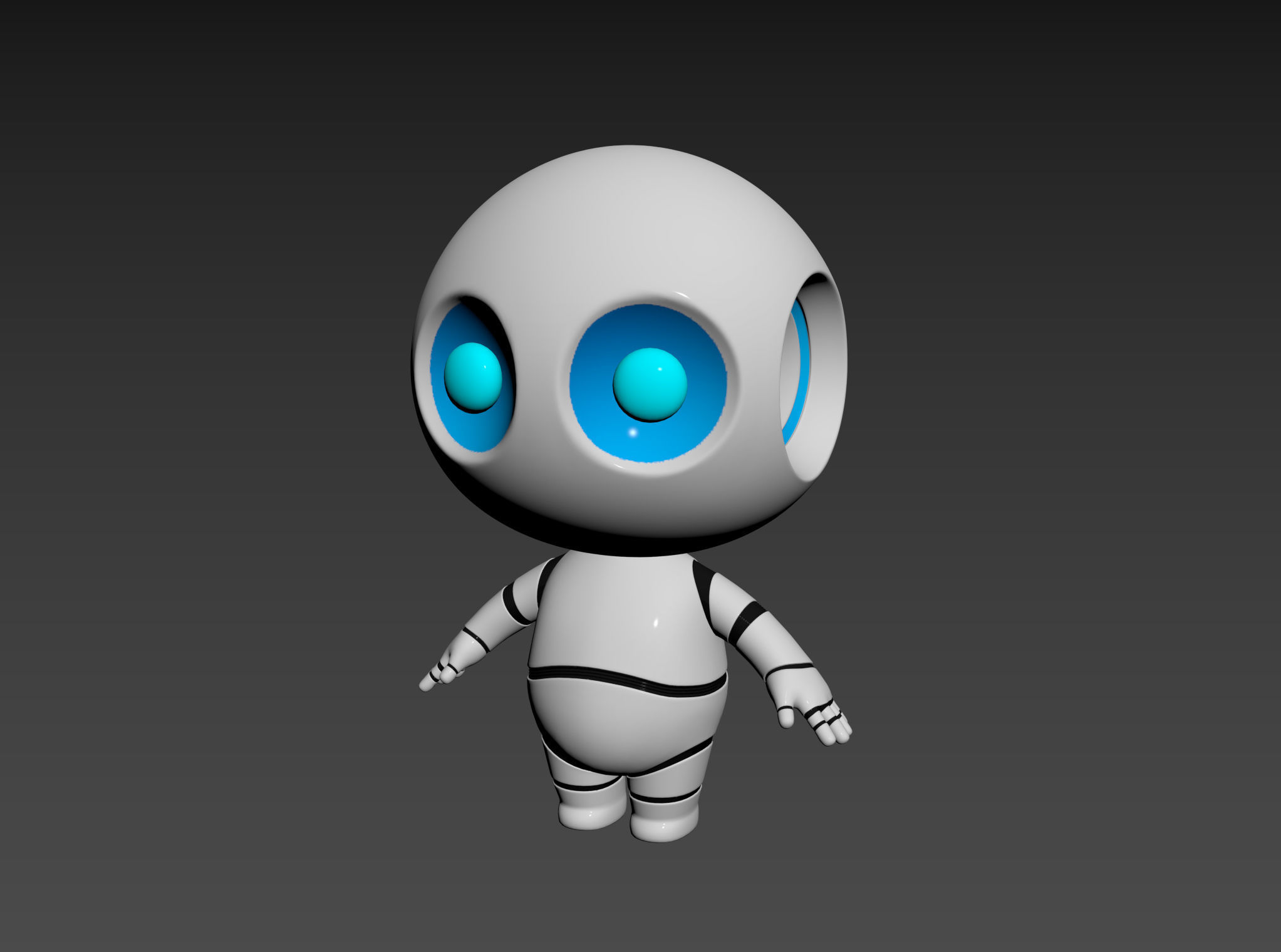 Character090 Robot 3D model_10