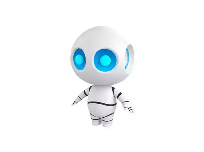 Character090 Robot 3D model Character090 Robot 3D model