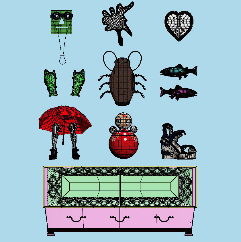 Almanak Props 3D model_7