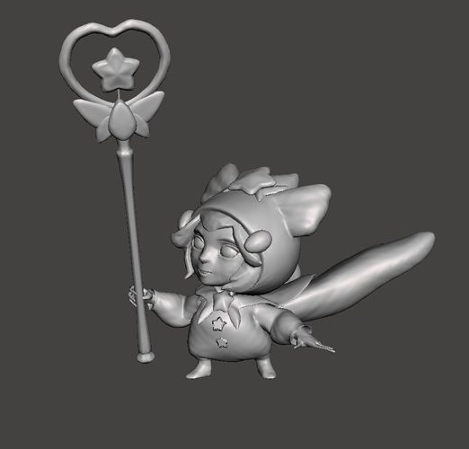 Pajama Guardian Lulu 3D Model 3D print model