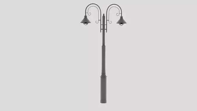 street lamp post 3D model