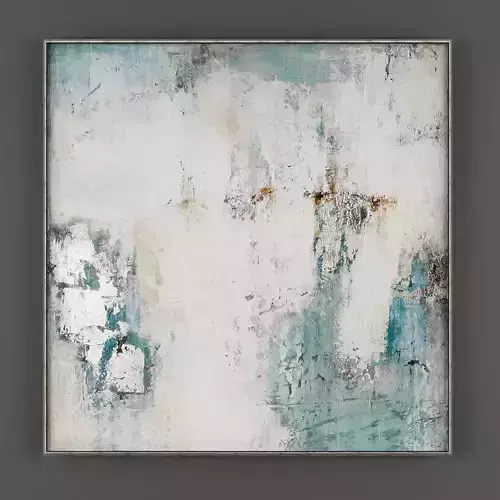 Art298 abstract painting Low-poly 3D model