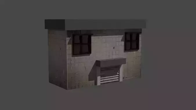 Lowpoly building