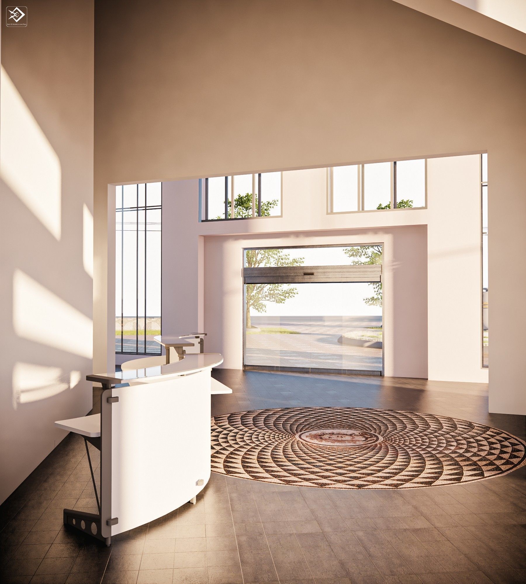 Office Building  3D model_10