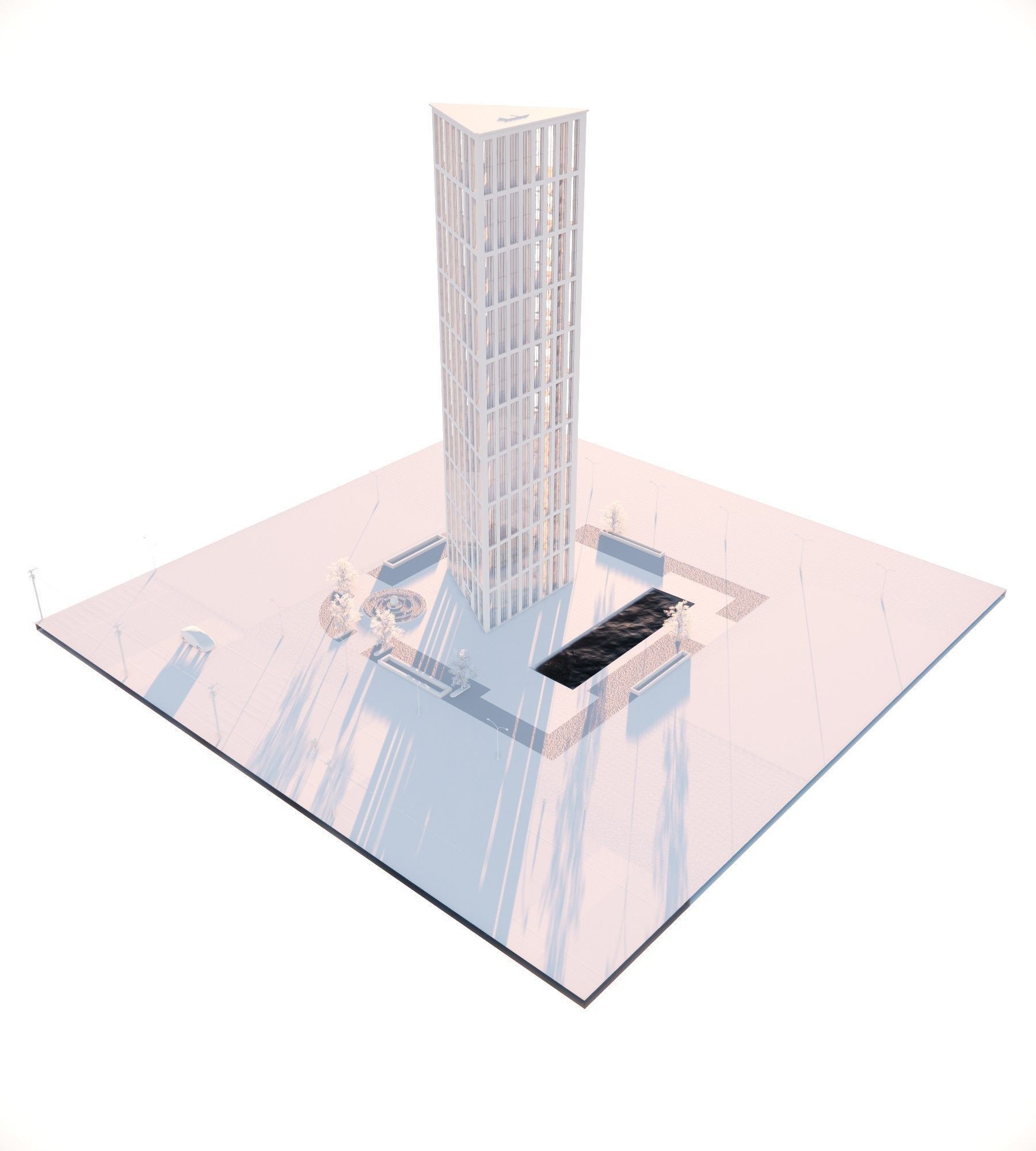 Office Building  3D model_22