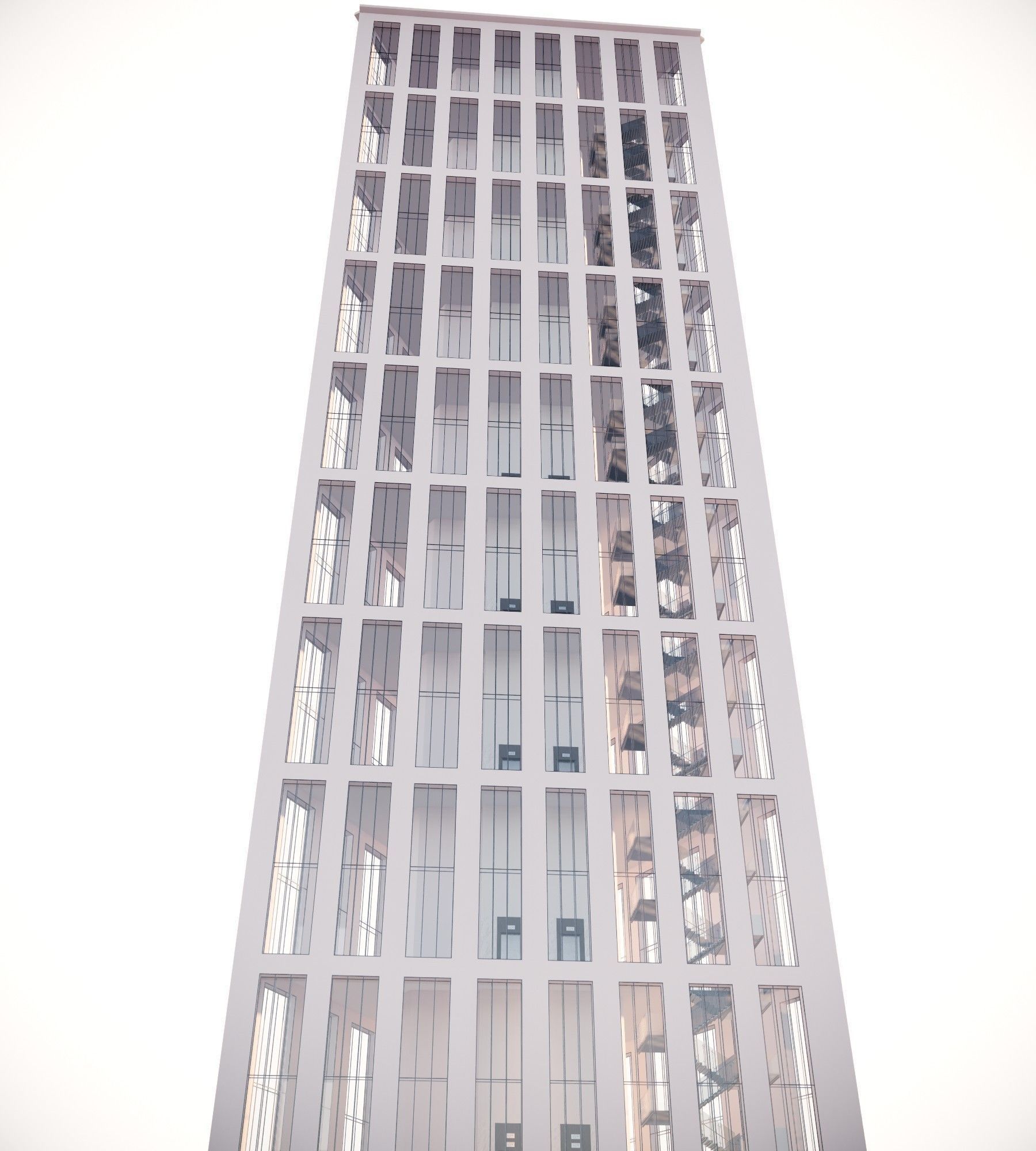 Office Building  3D model_14