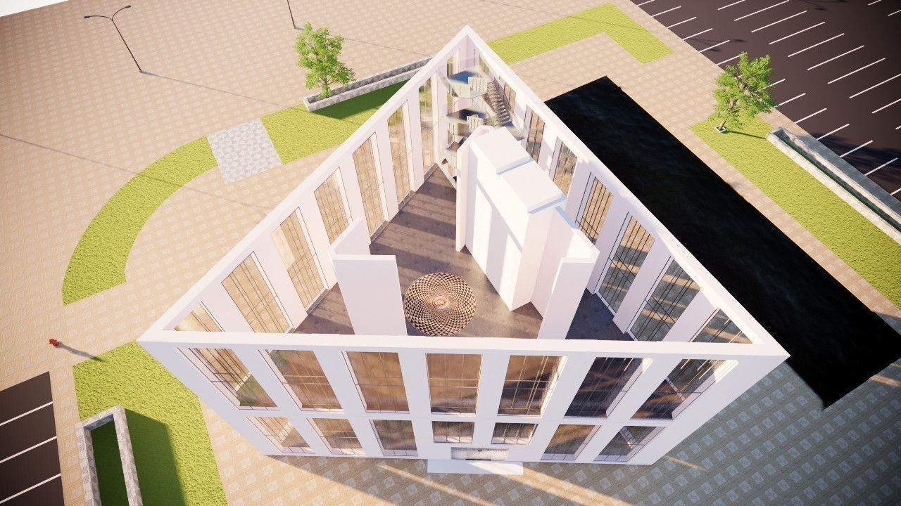 Office Building  3D model_21