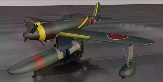 Kawanishi E15K1 Shiun - aka Norm 3D model
