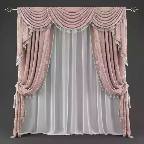 Curtains510 curtain with tassels