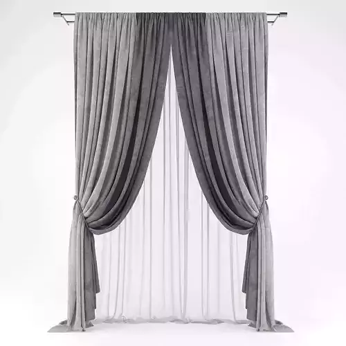 Curtains514 curtain with drapes