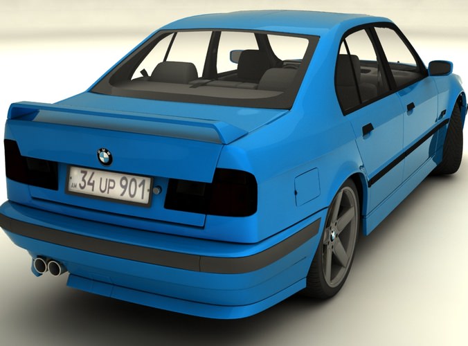 Bmw e34 3d model