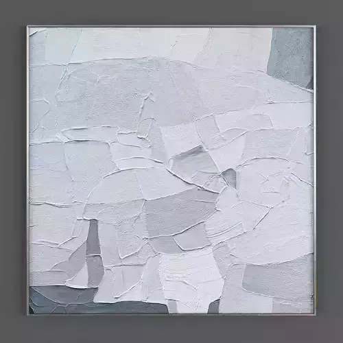 Pictures849 abstract painting Low-poly 3D model