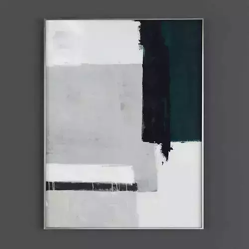 Pictures851 abstract painting Low-poly 3D model