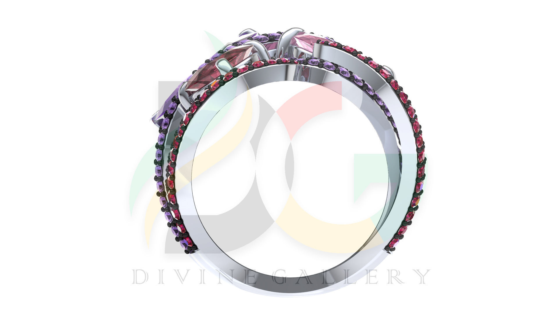 Aurora Ring 3D Model 3D print model_11