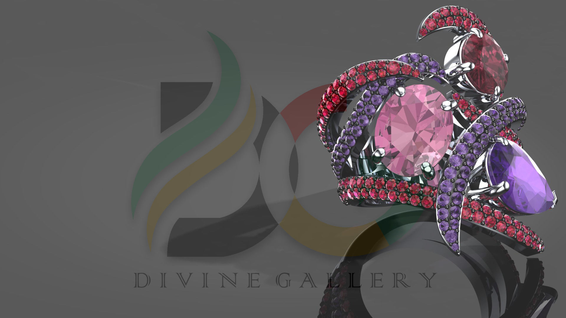 Aurora Ring 3D Model 3D print model_1