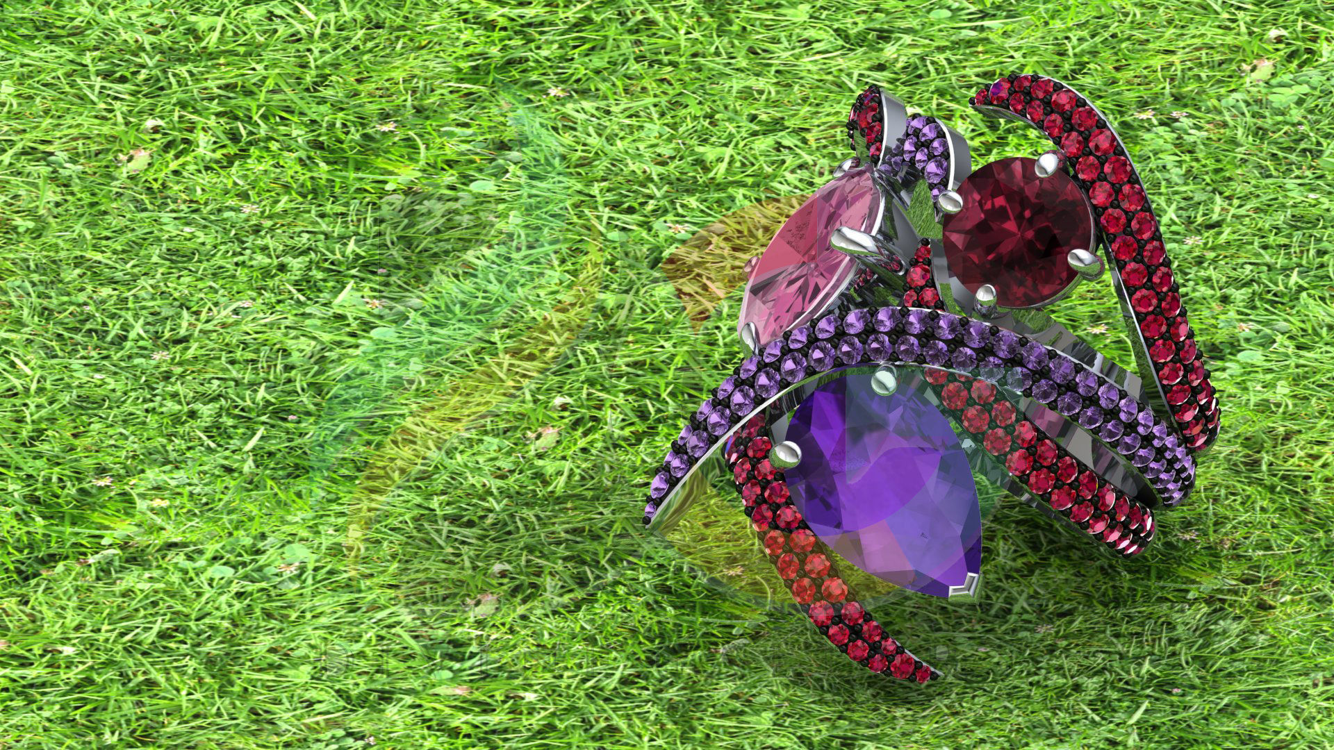 Aurora Ring 3D Model 3D print model_12