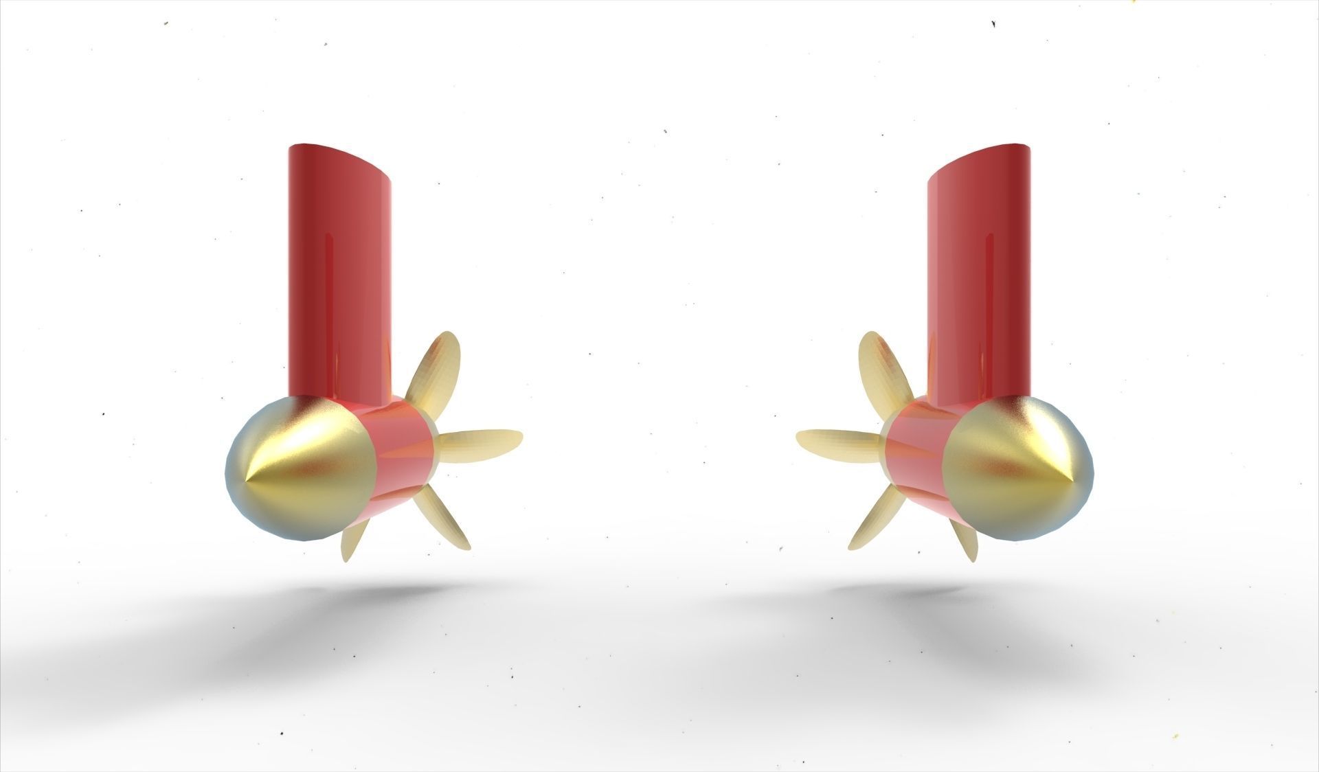 Azimuth thruster without ring 3D model_7