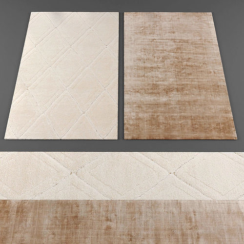Rugs collection 293 Low-poly 3D model