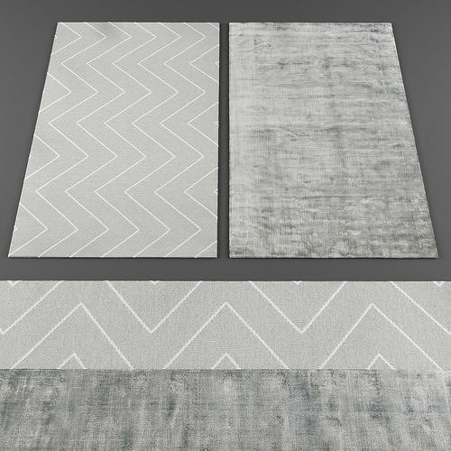 Rugs collection 294 Low-poly 3D model