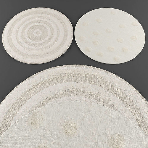 Rugs collection 295 Low-poly 3D model