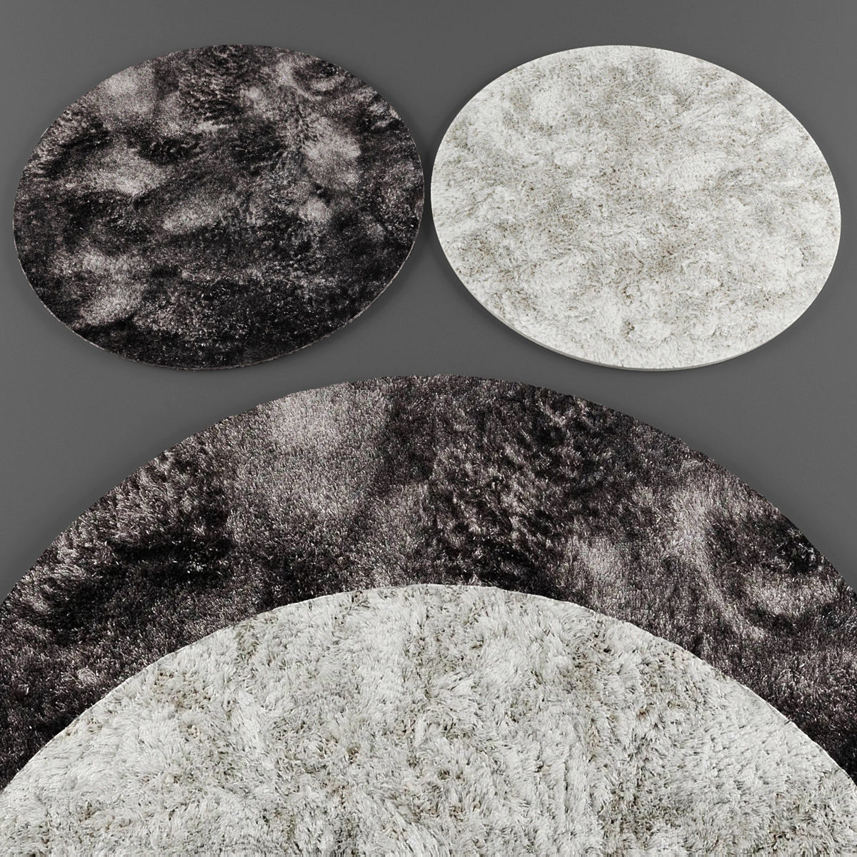 Rugs collection 296 Low-poly 3D model_1