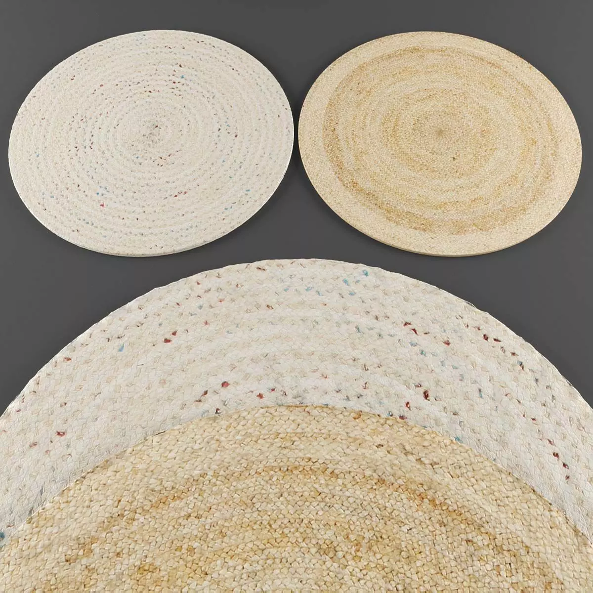 Rugs collection 301 Low-poly 3D model_0