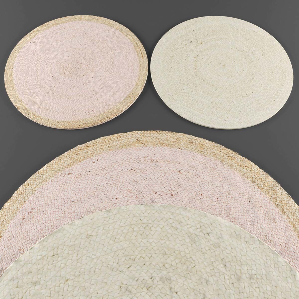 Rugs collection 301 Low-poly 3D model_1