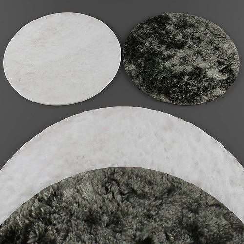 Rugs collection 303 Low-poly 3D model