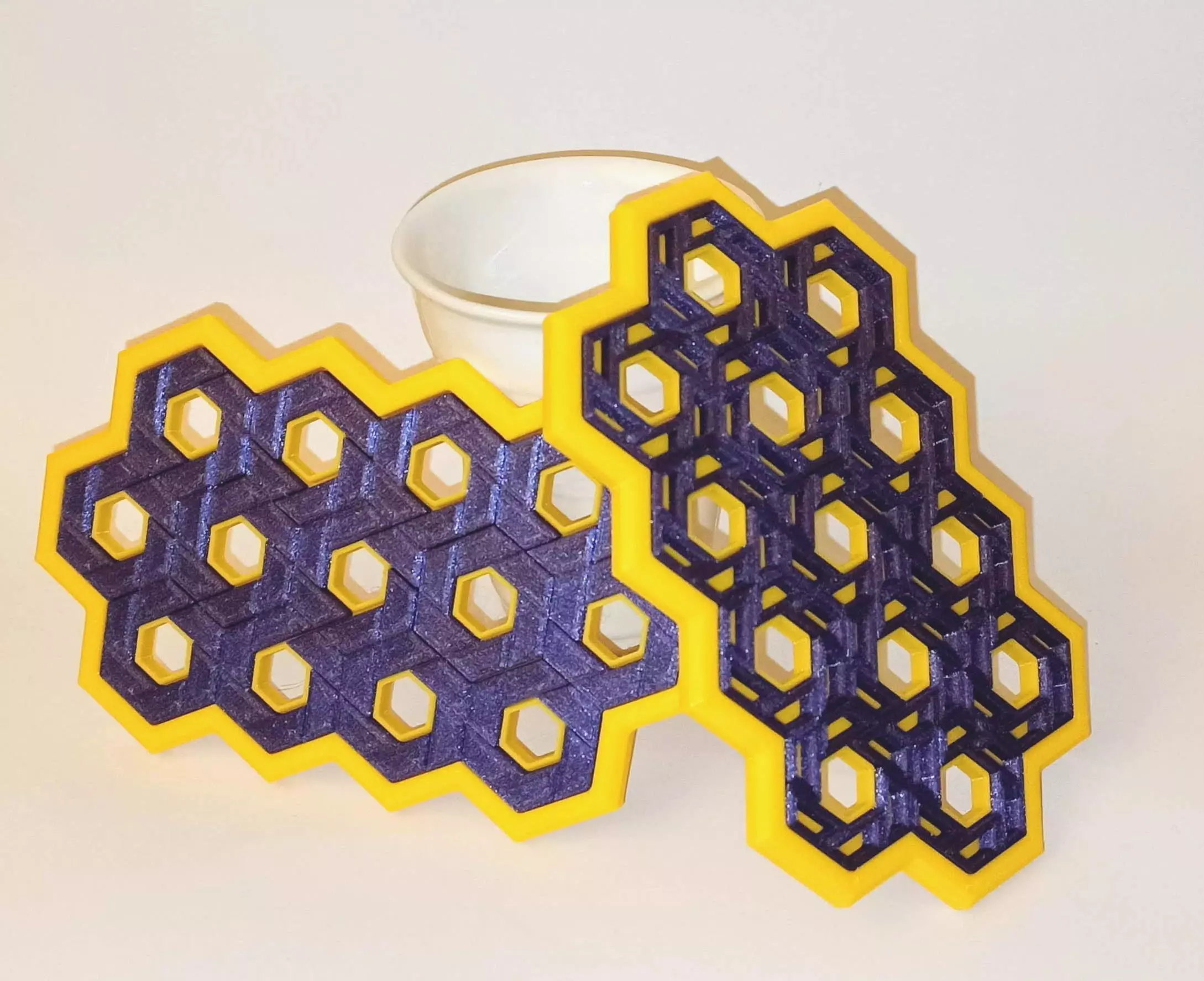 Hex Evo jigsaw puzzle 3D print model_0