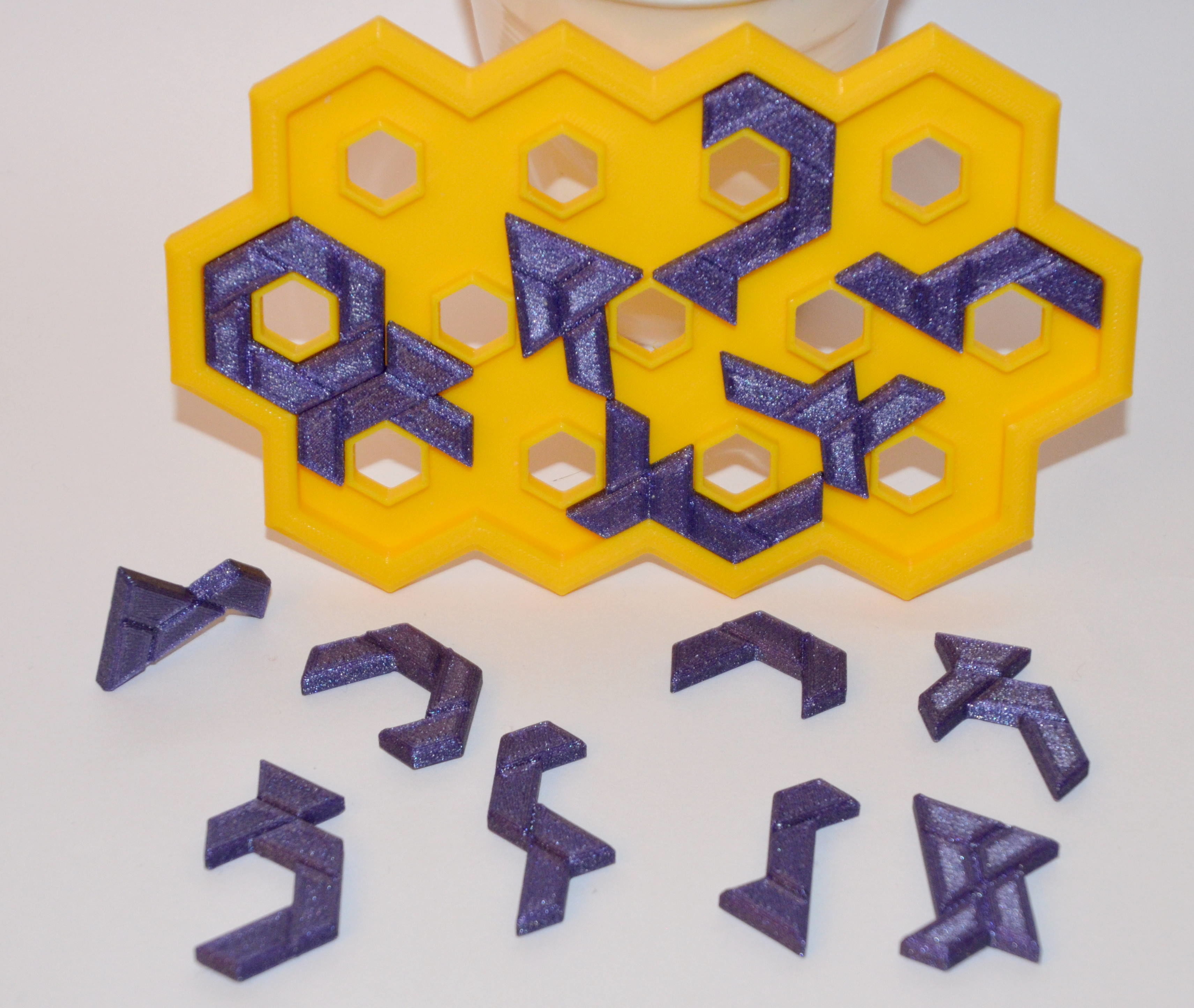 Hex Evo jigsaw puzzle 3D print model_6