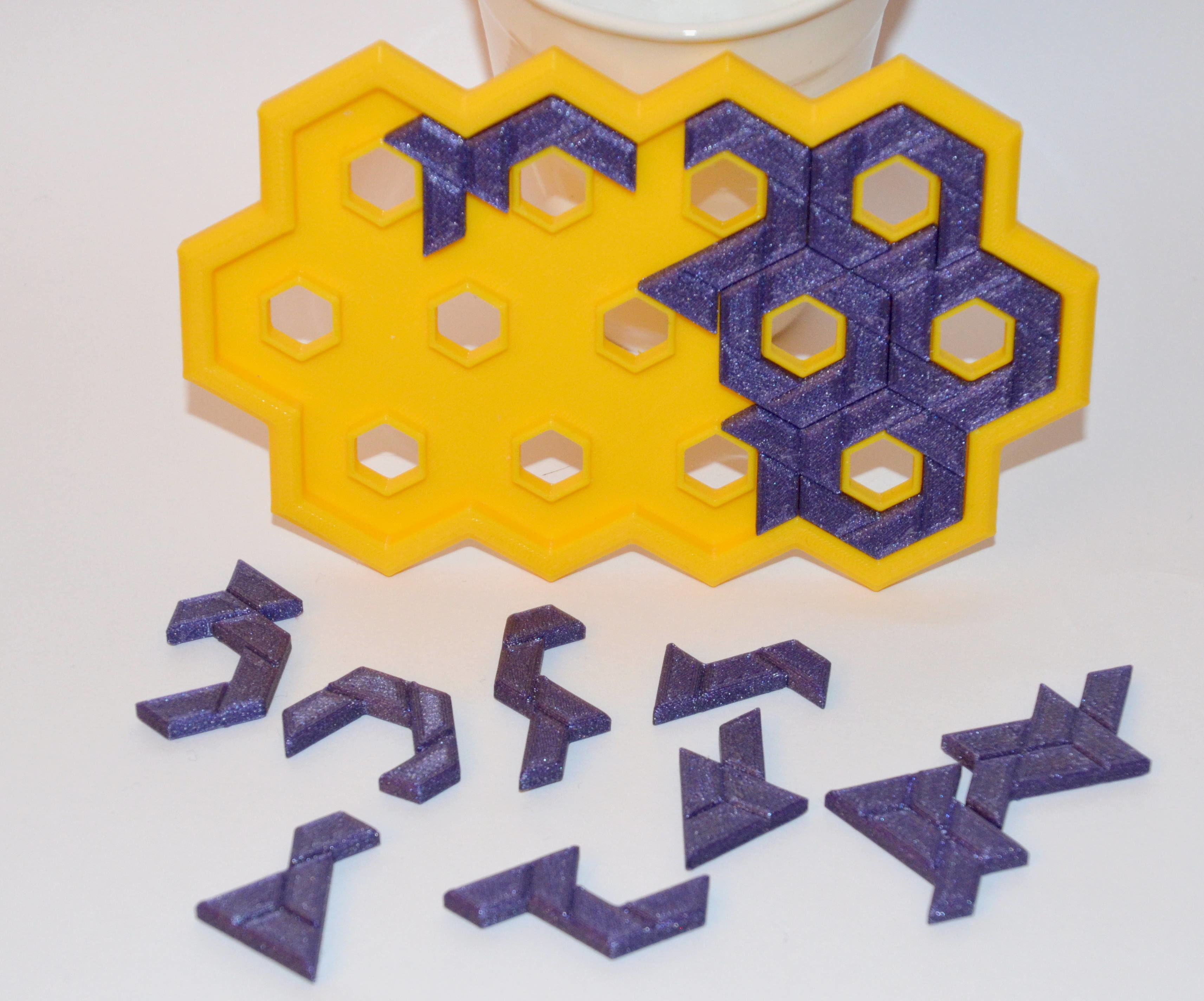 Hex Evo jigsaw puzzle 3D print model_5