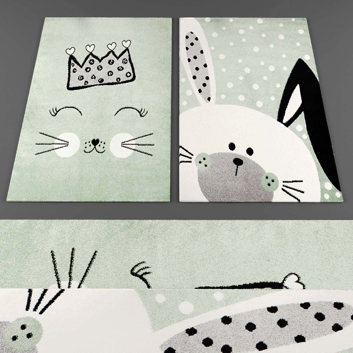 Rugs collection 308 Low-poly 3D model_1