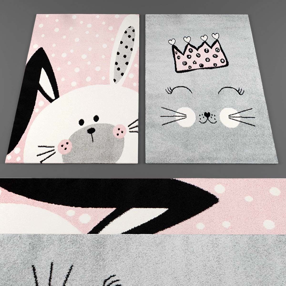 Rugs collection 308 Low-poly 3D model_2