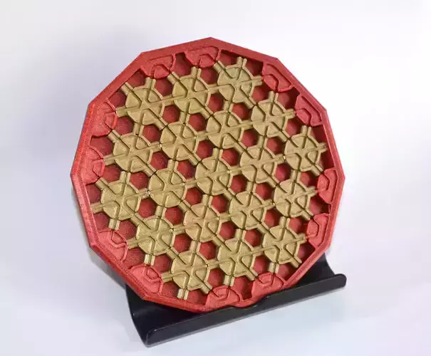 Atomic Castle jigsaw puzzle 3D print model