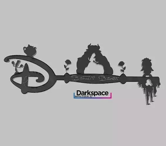 key disney beauty et beast