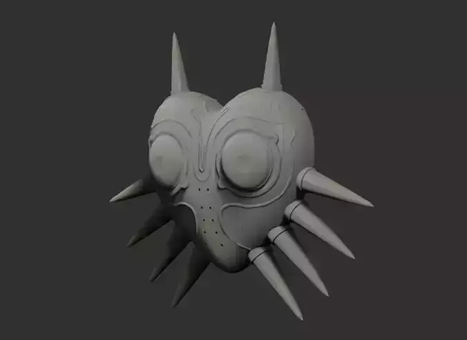 Majora Mask STL Perfect for 3D Printing or CNC - Multiple files 3D print model