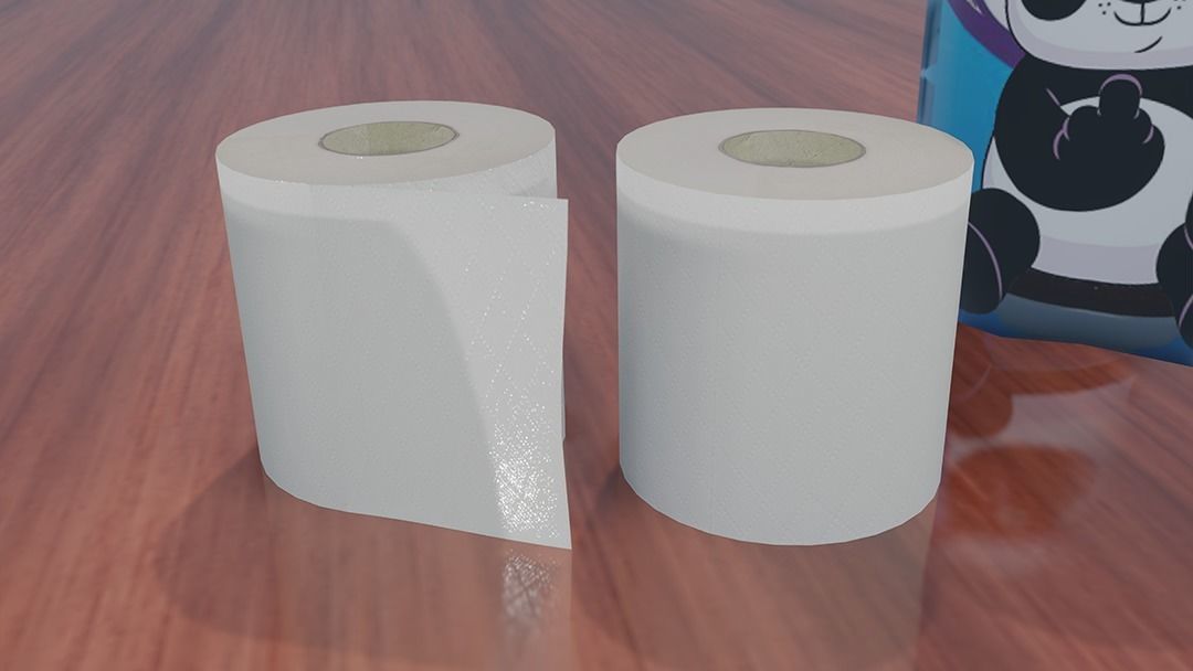 Toilet Rolls Free 3D model_4