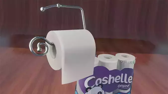 Toilet Rolls Free 3D model