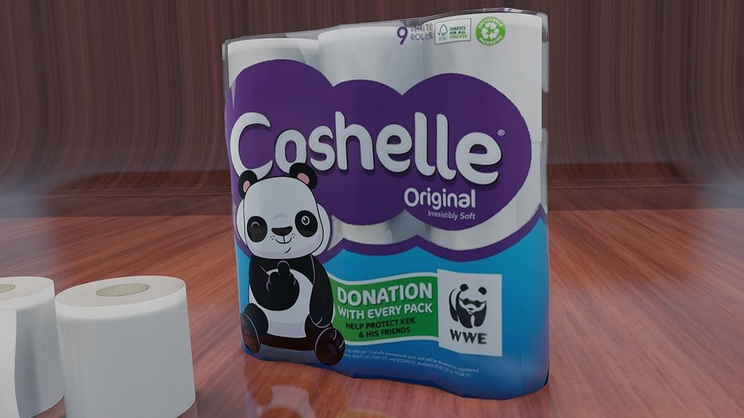 Toilet Rolls Free 3D model_2