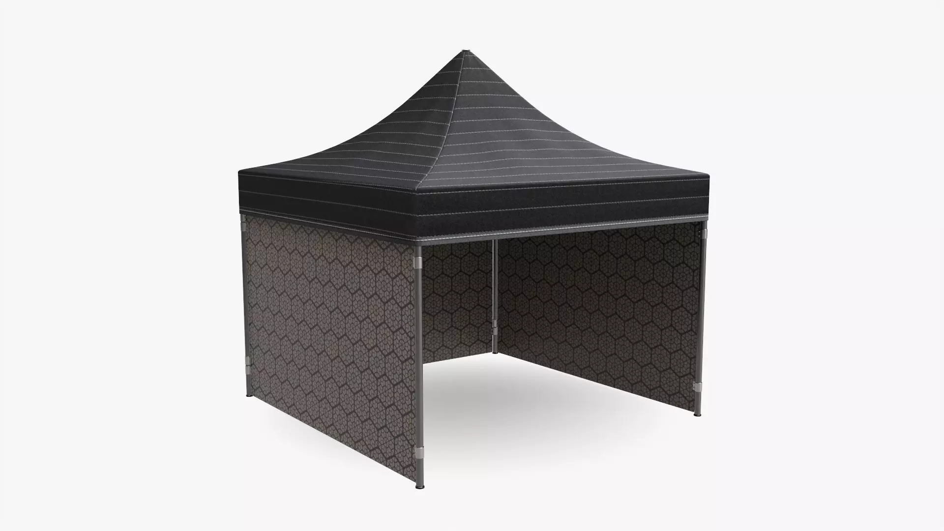 Display tent mockup 05 3D model_0