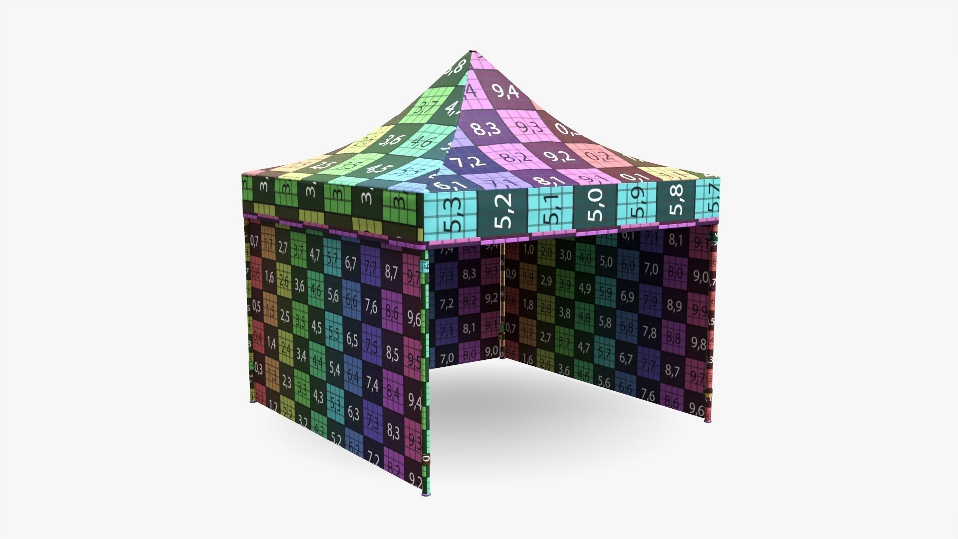 Display tent mockup 05 3D model_16