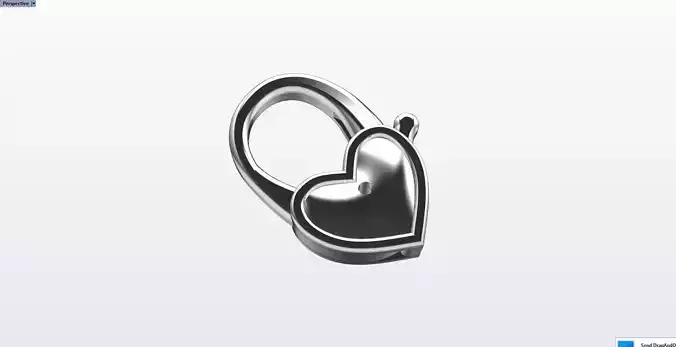 Heart lock for chains