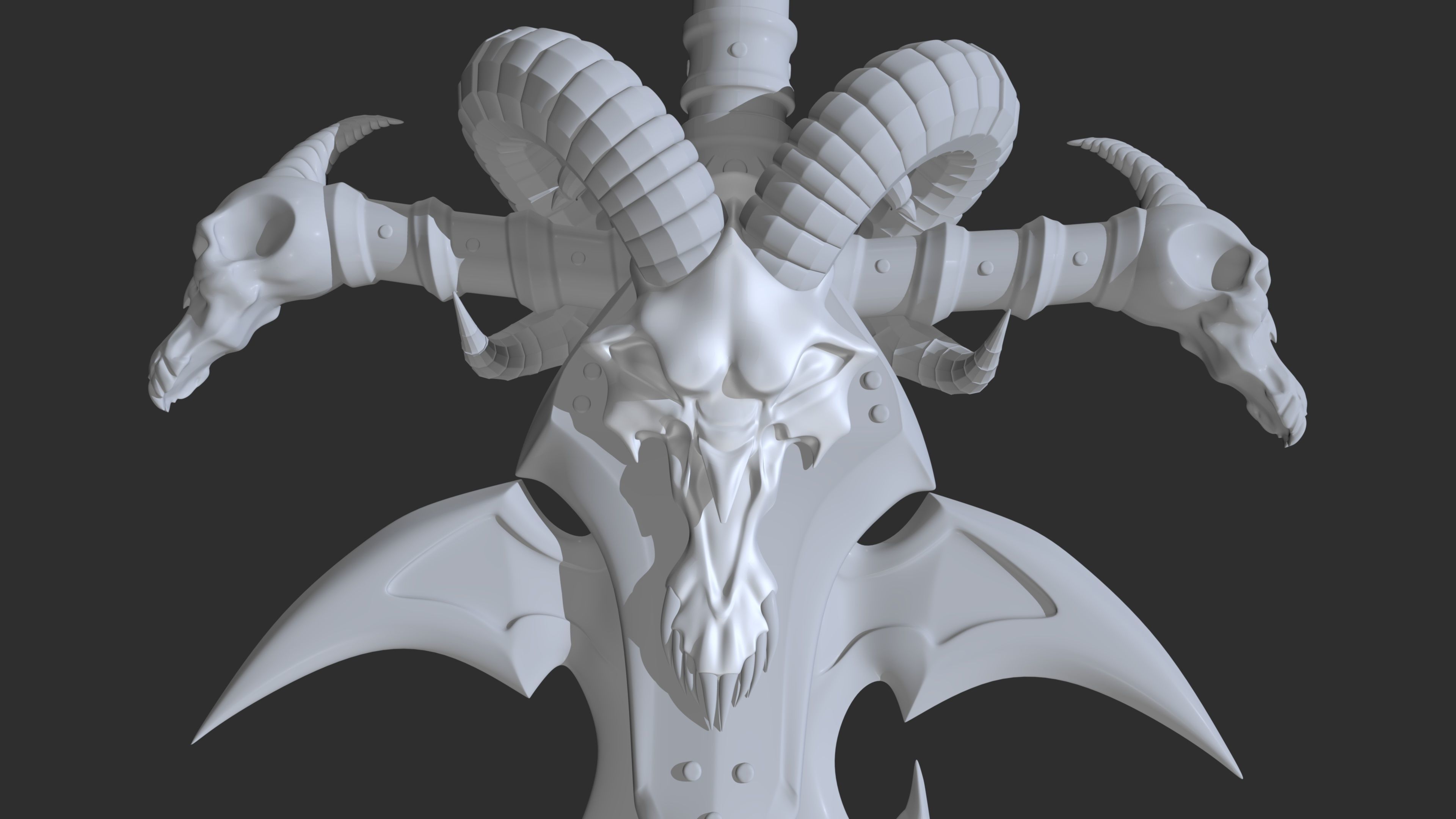  Frostmourne in parts 3D print model 3D print model_3