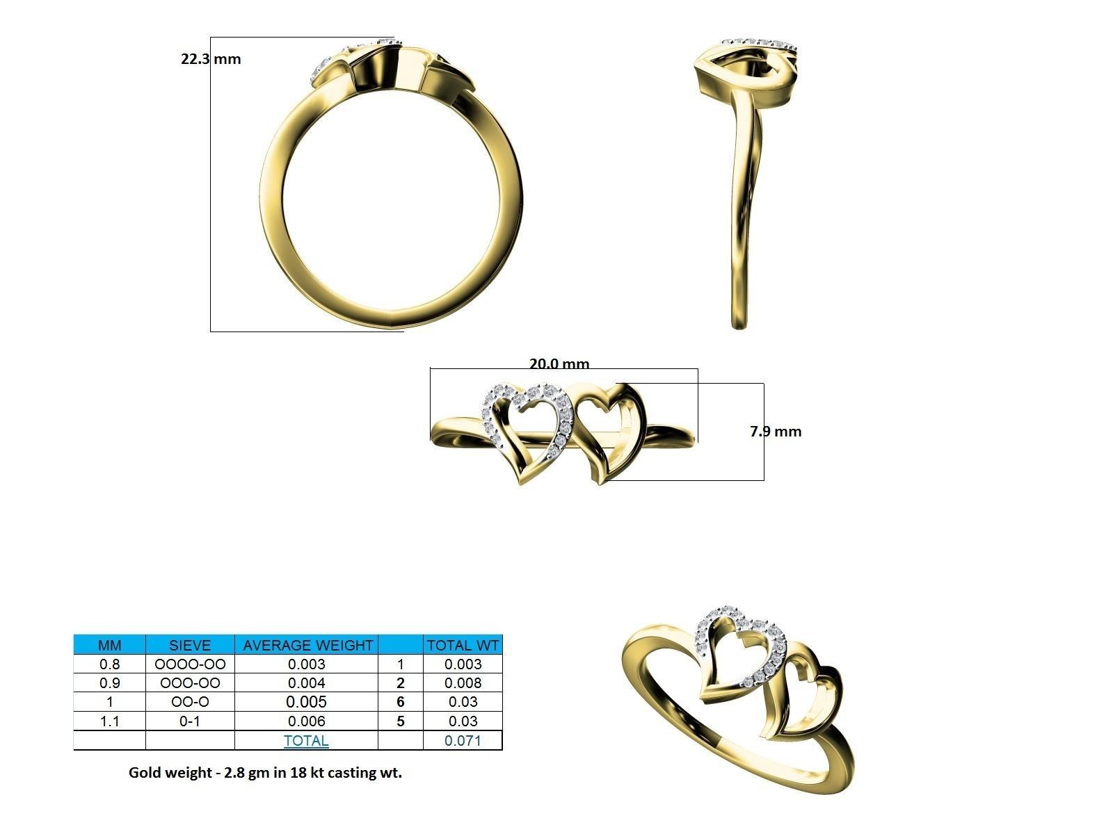 Ring - 234 3D print model_4