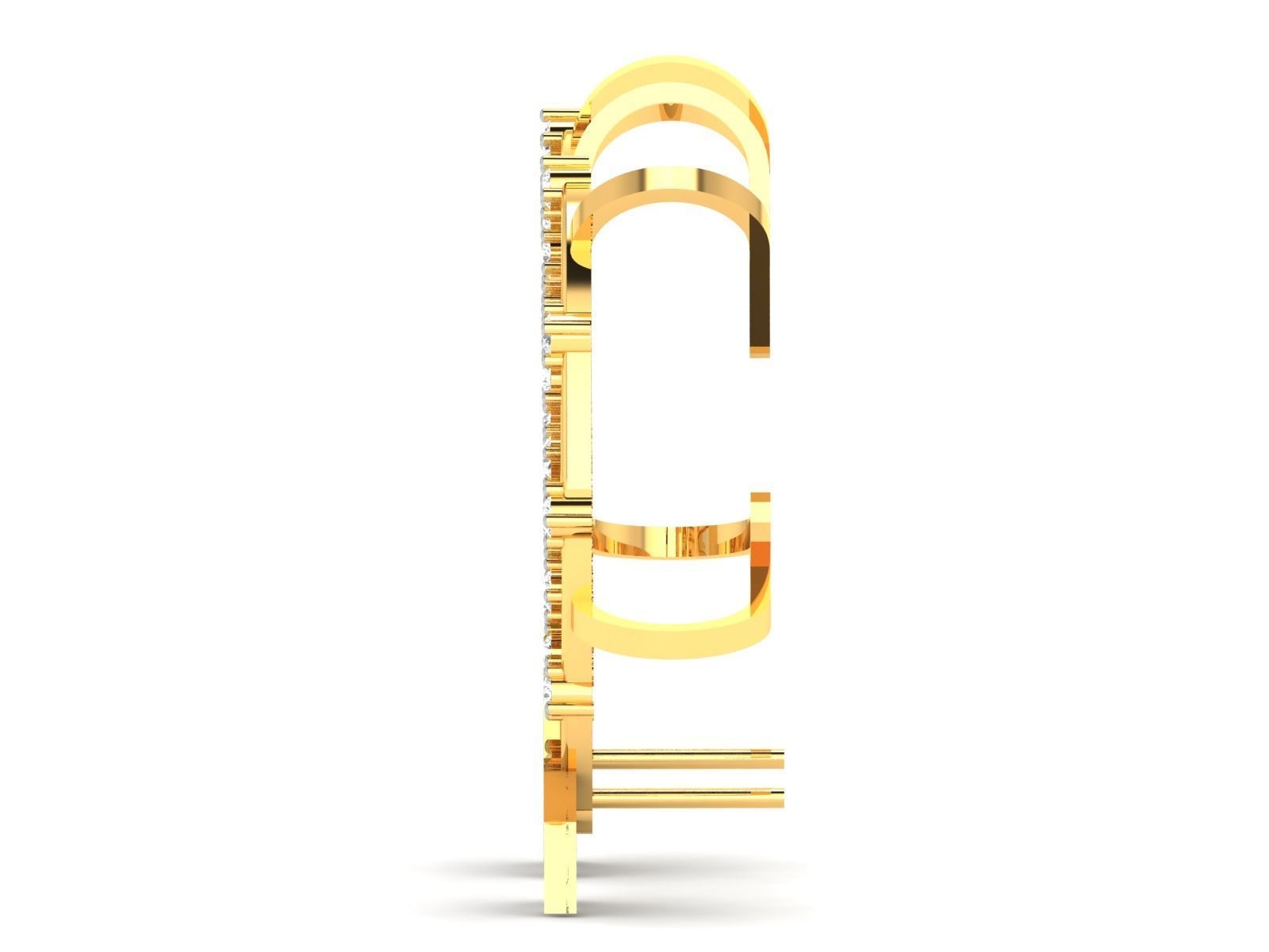 Earrings - 008 3D print model_4