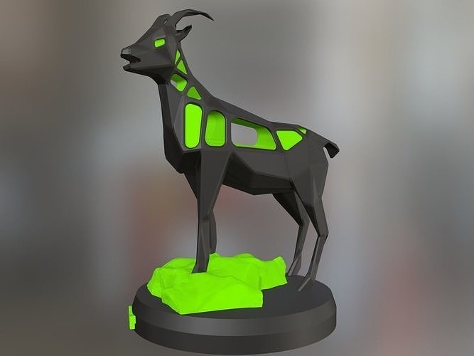 Voronoi Goat Rock 3D print model